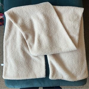 Creamy Sherpa extra large scarf urban outfitters